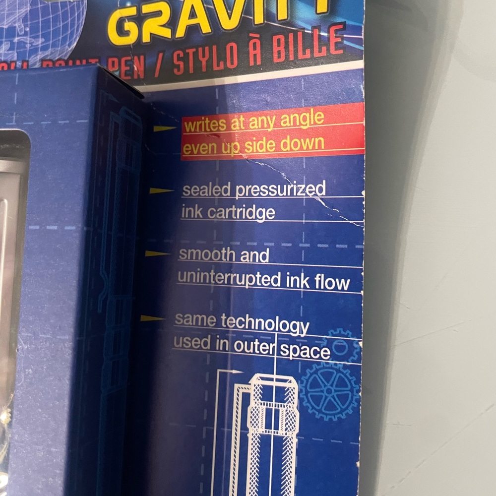 Anti-Gravity Silver Ballpoint Pen - Picture 4 of 5